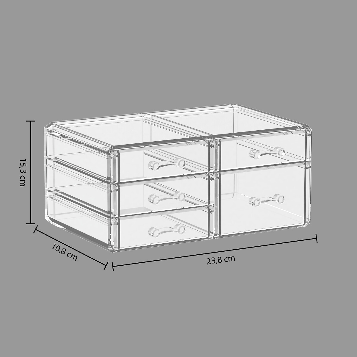 Caixa para bijuteria em acr&iacute;lico