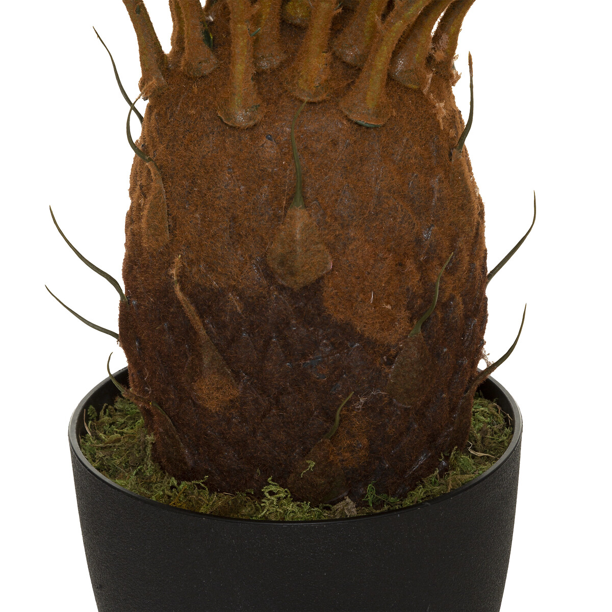 Palmeira ananas artificial com vaso