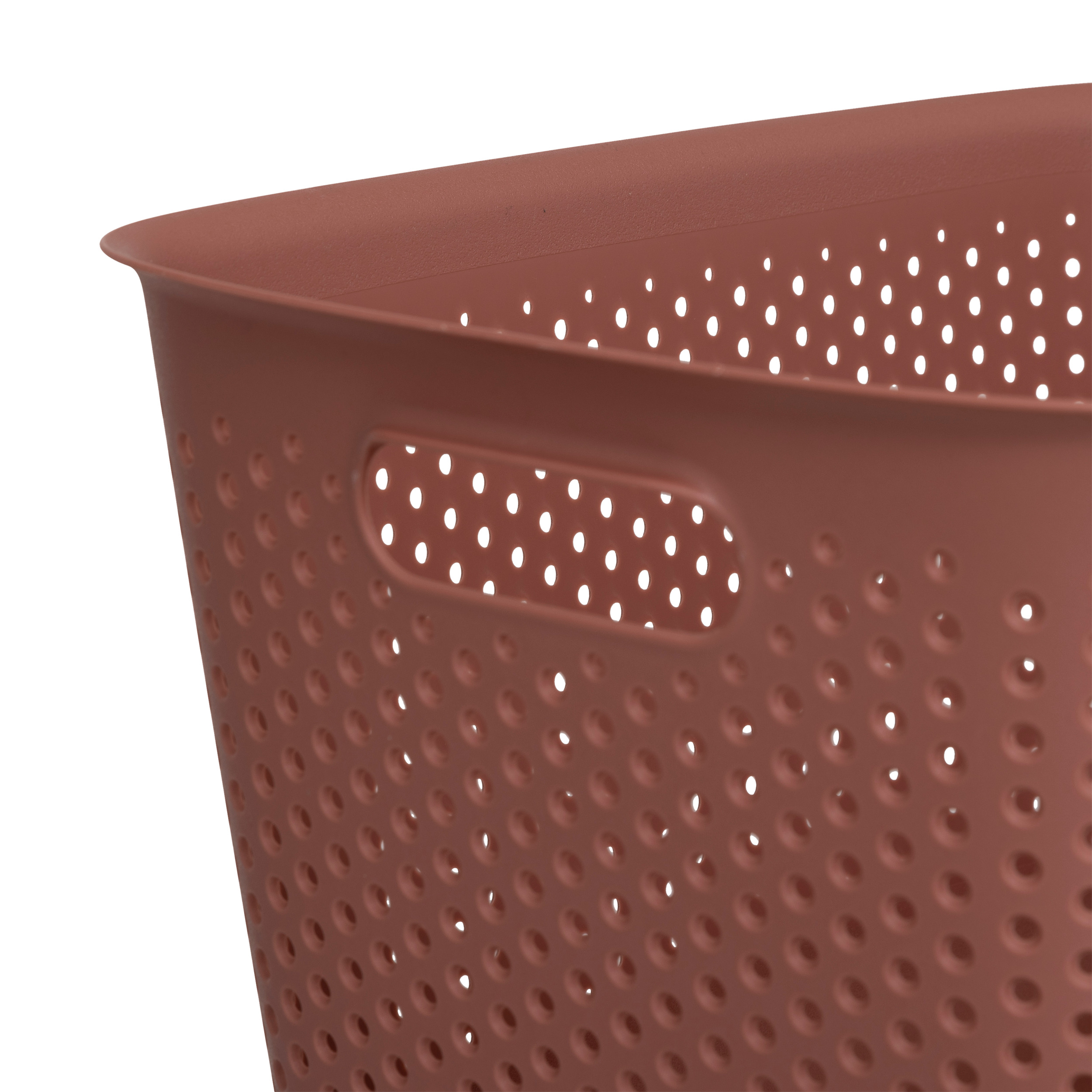 Cesto de arrumação TILA terracota 17l