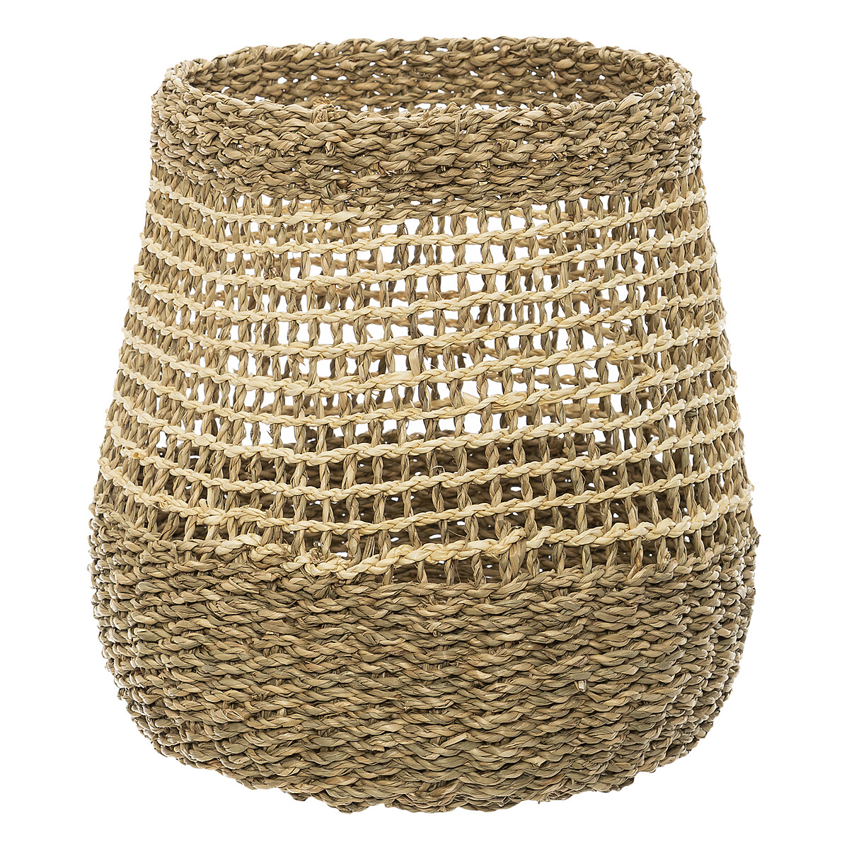 Cesto redondo AJOURE castanho 26,5x26cm
