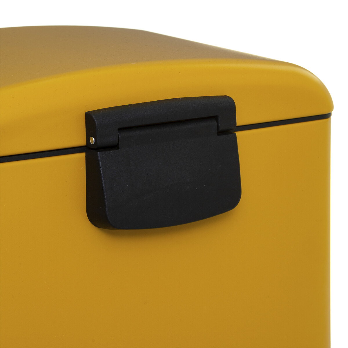 Balde do lixo ARIANE amarelo em metal 30l