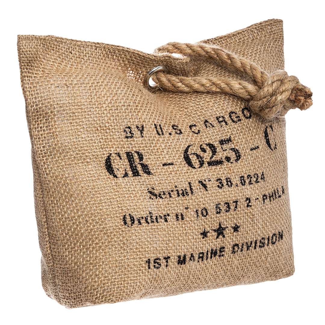 Stop portas em juta 19x10x25cm