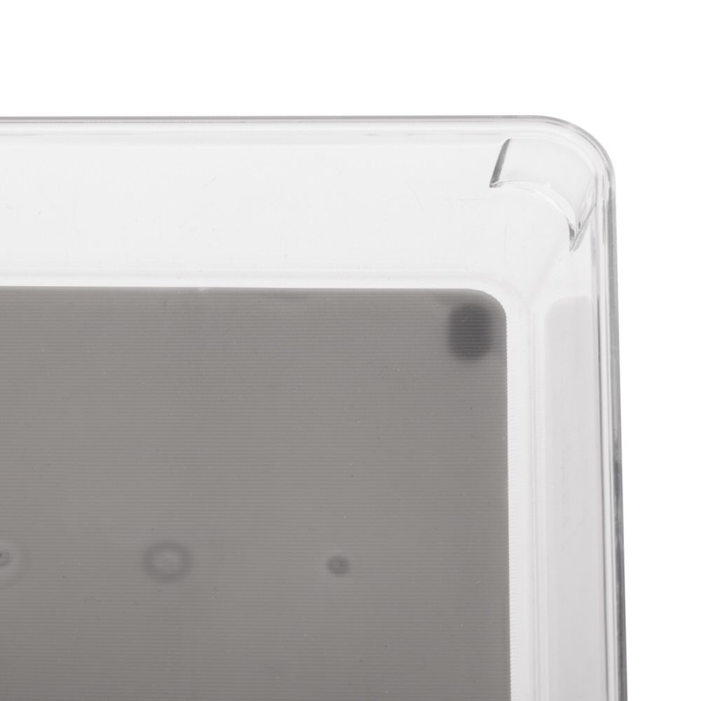 Caixa de arruma&ccedil;&atilde;o com fundo cinza 16x16cm