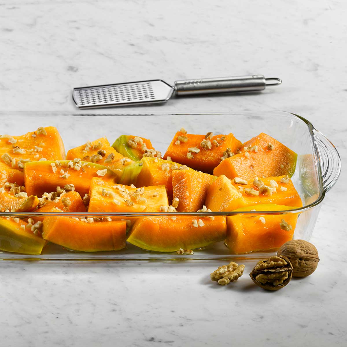 Travessa retangular de vidro 40cm