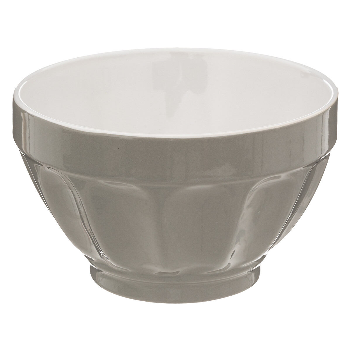 Tigela COLORAMA cinza de cer&acirc;mica 60cl