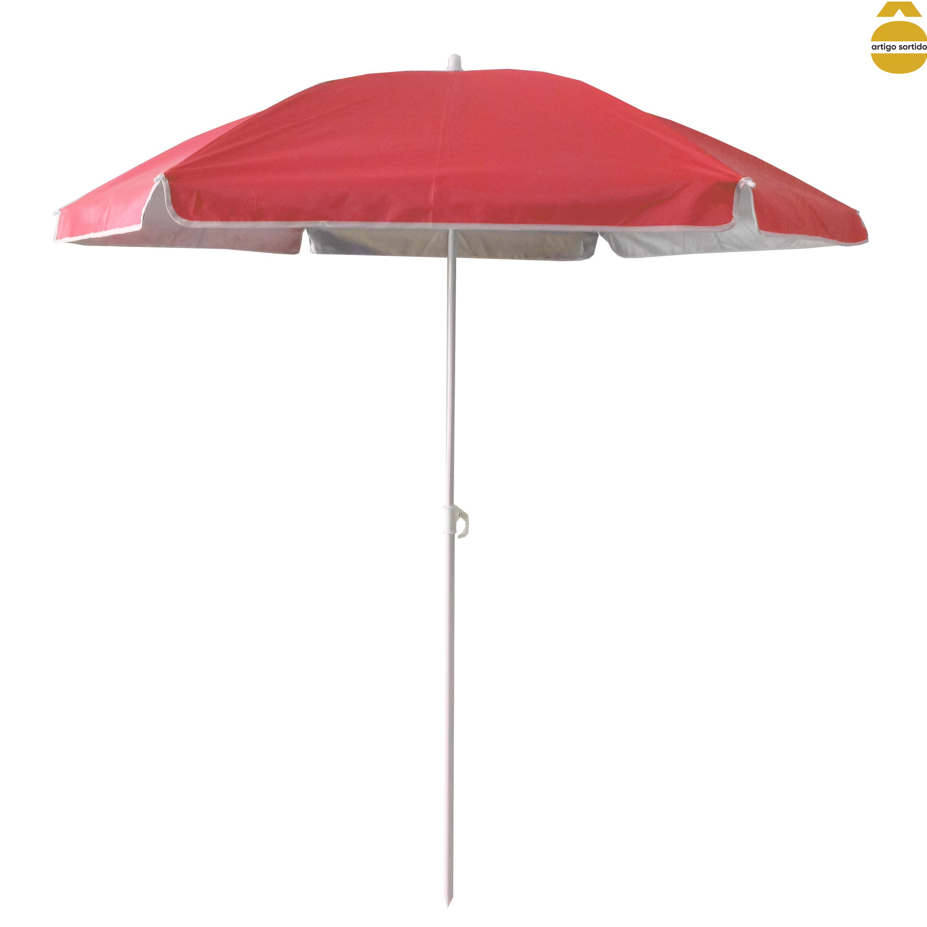 Guarda-sol de praia 100% uv 140cm
