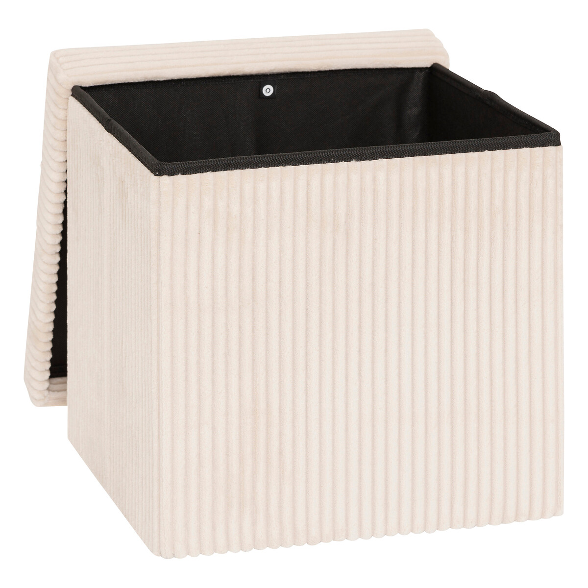 Pufe com arruma&ccedil;&atilde;o marfim