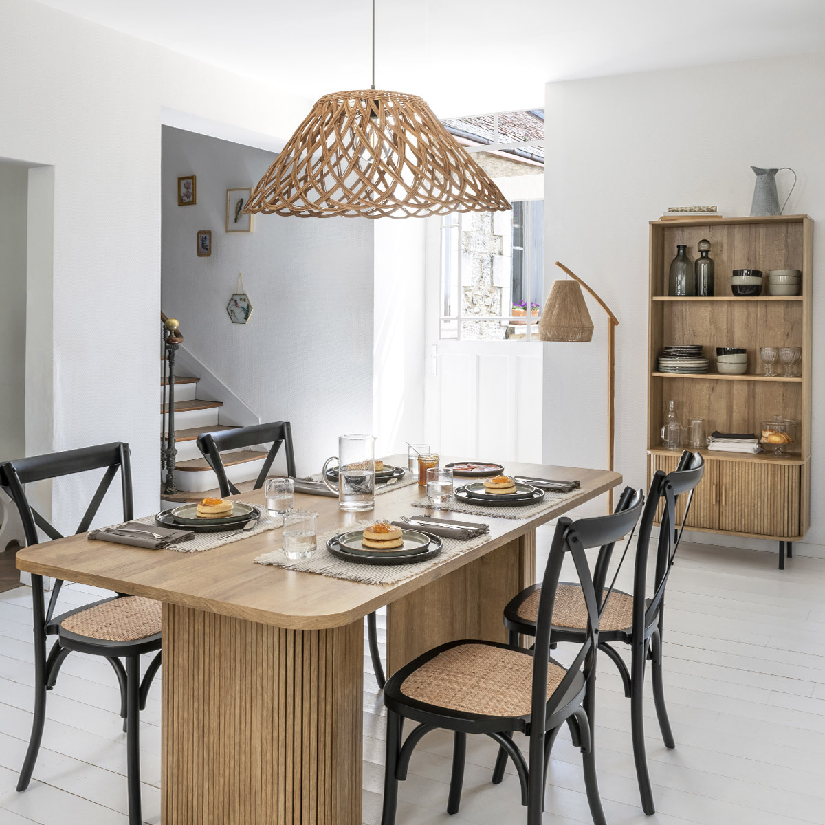 Estante COLVA bege em mdf 179,5cm