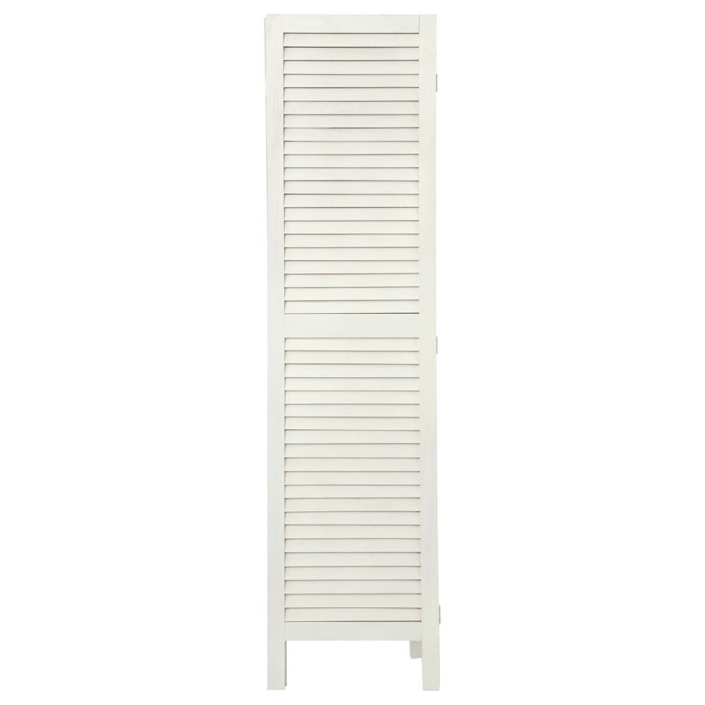 Biombo de madeira branco