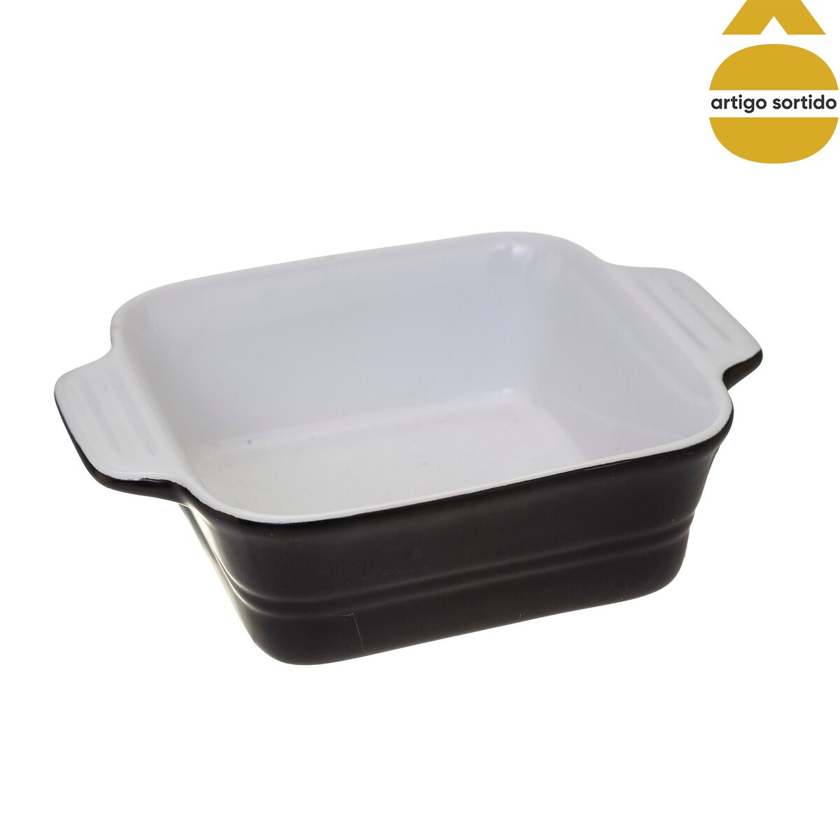 Travessa redonda ou quadrada branca