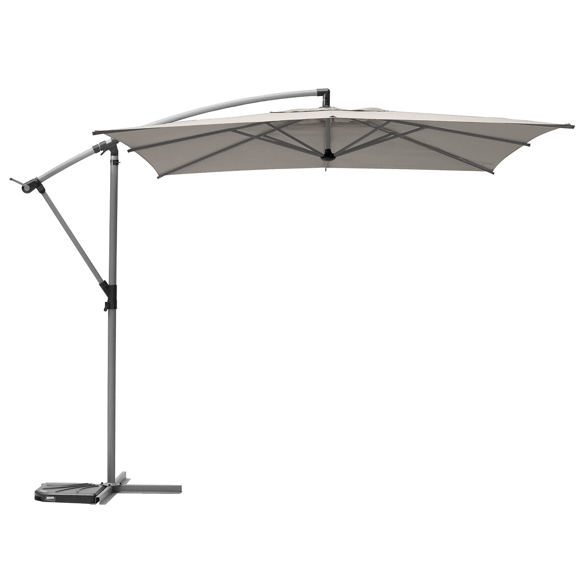 Guarda-sol MANOA descentrado taupe 2,5x2,5m