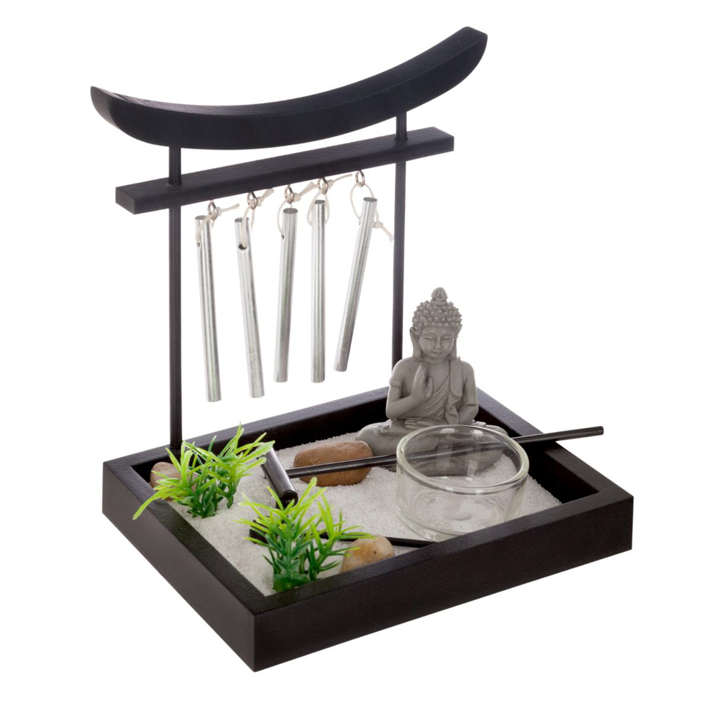 Jardim ZEN com sinos