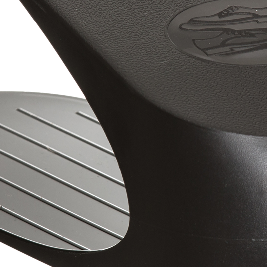 Suporte preto para sapatos