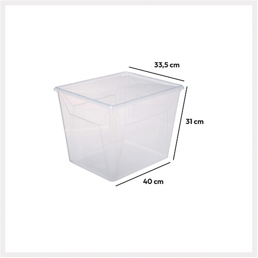 Caixa de arrumação 30l SIMPLY+