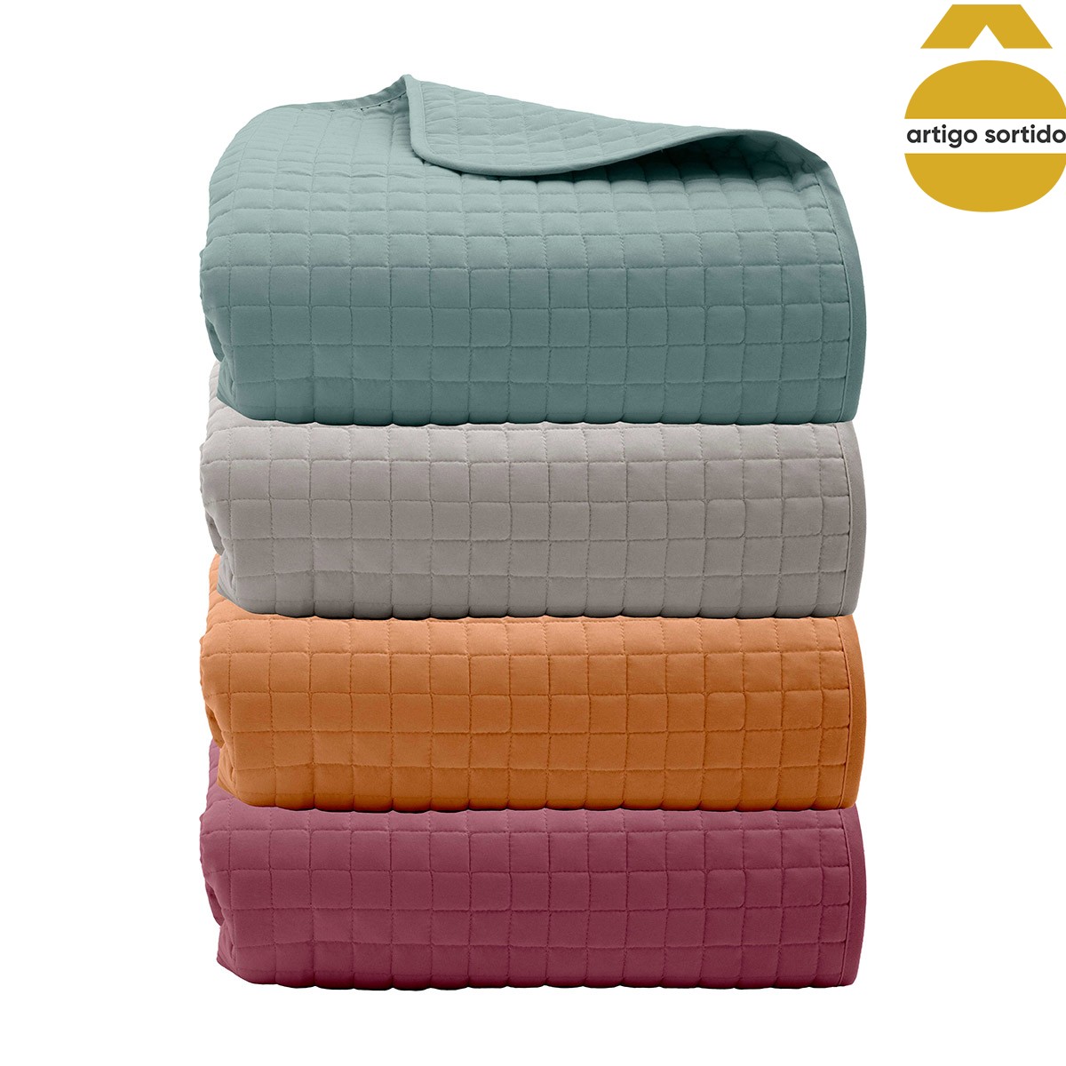 Colcha YUCATAN em poli&eacute;ster 250x250cm