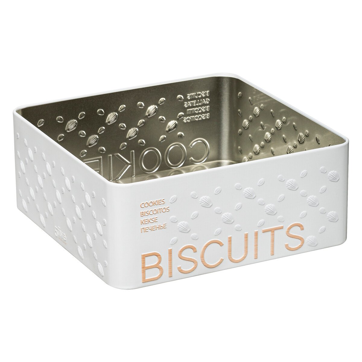 Caixa para biscoitos em metal 500g