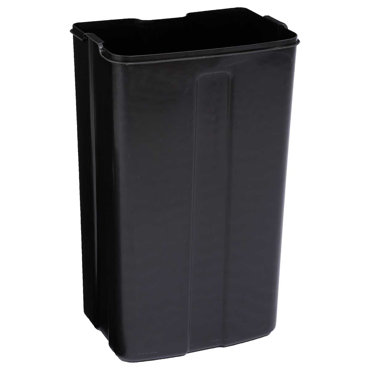Balde do lixo ARIANE preto em metal 30l