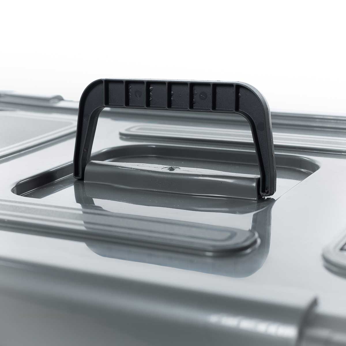 Caixa de arruma&ccedil;&atilde;o EUROPA cinza 40l