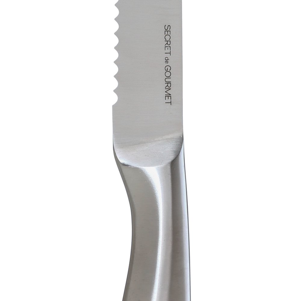 Faca para p&atilde;o em inox