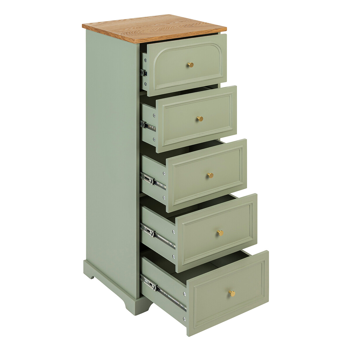 C&oacute;moda Com 5 Gavetas Mohea Celadon