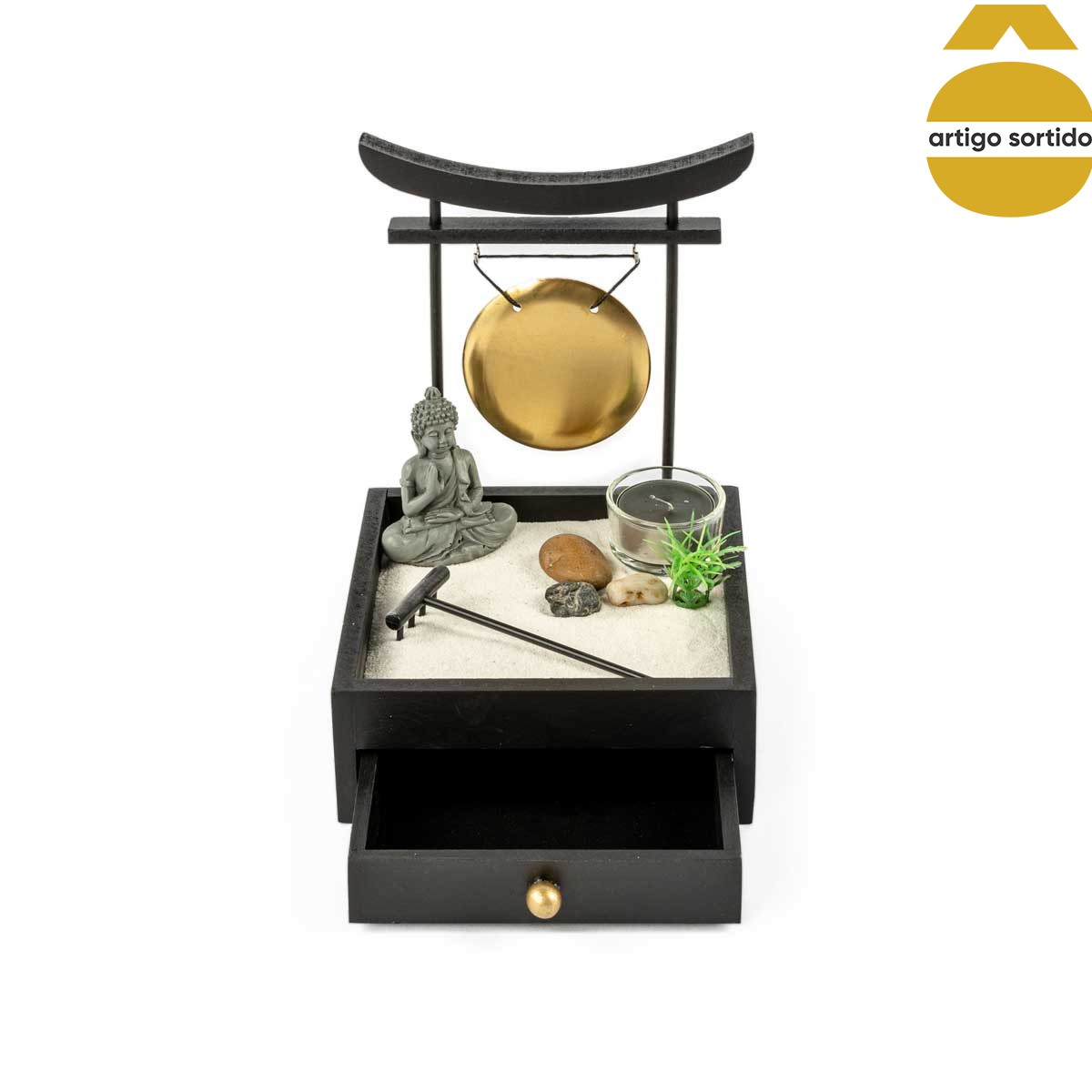 Jardim ZEN em mdf e poliresina