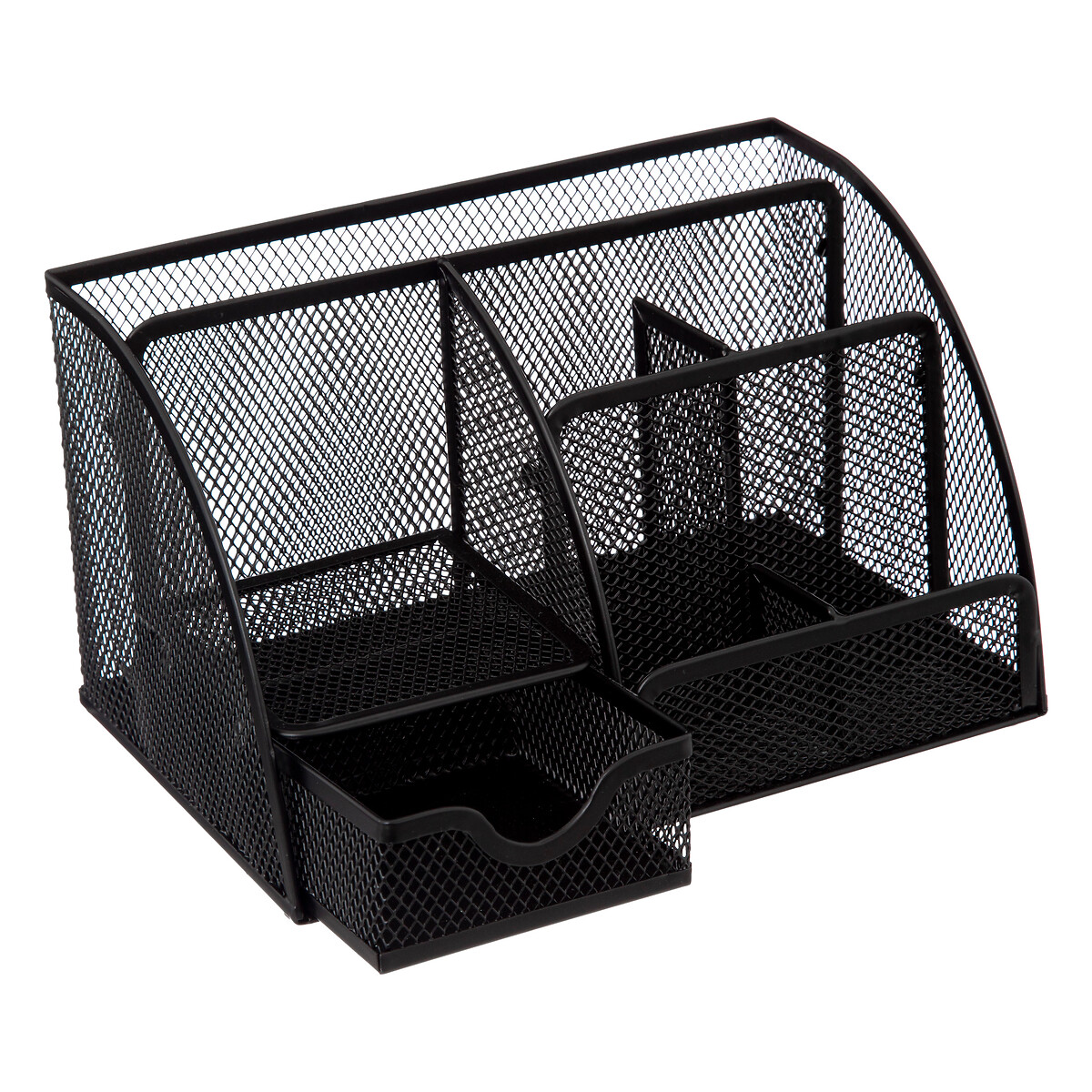 Organizador HAVI preto em metal para escrit&oacute;rio