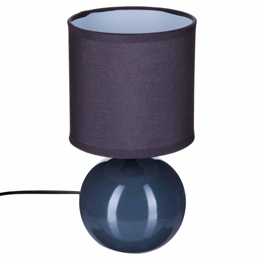 Candeeiro de mesa TIMEO bola cinza em cerâmica