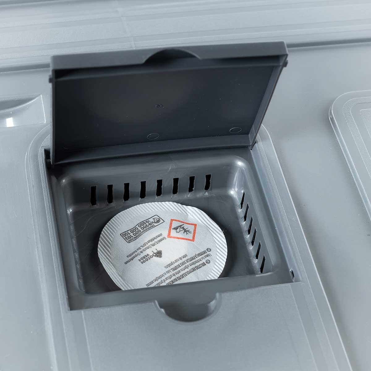 Caixa de arruma&ccedil;&atilde;o EUROPA cinza 70l