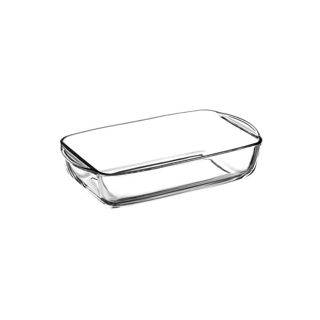Travessa retangular de vidro 40cm
