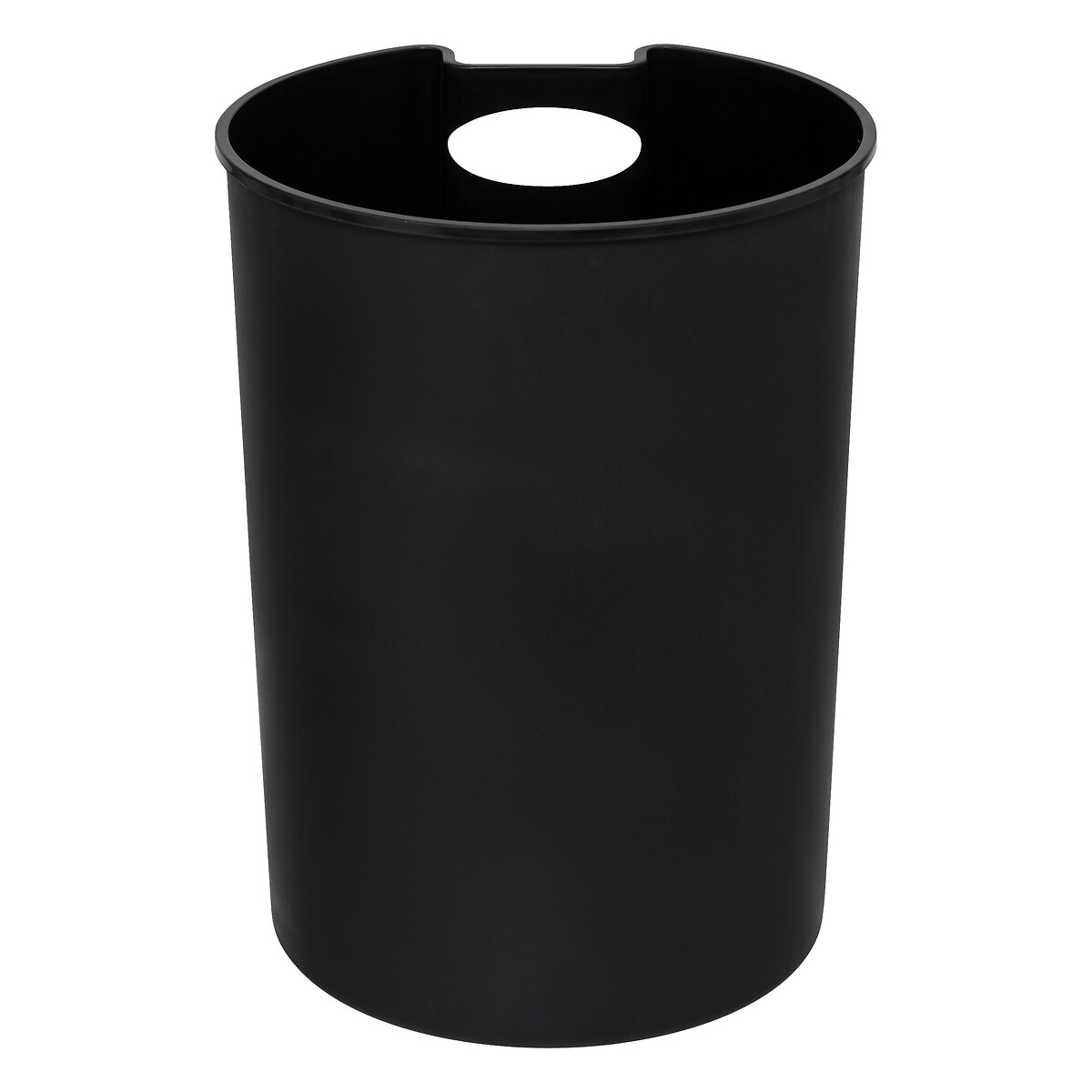 Balde do lixo com pedal DELTA preto em metal 6l