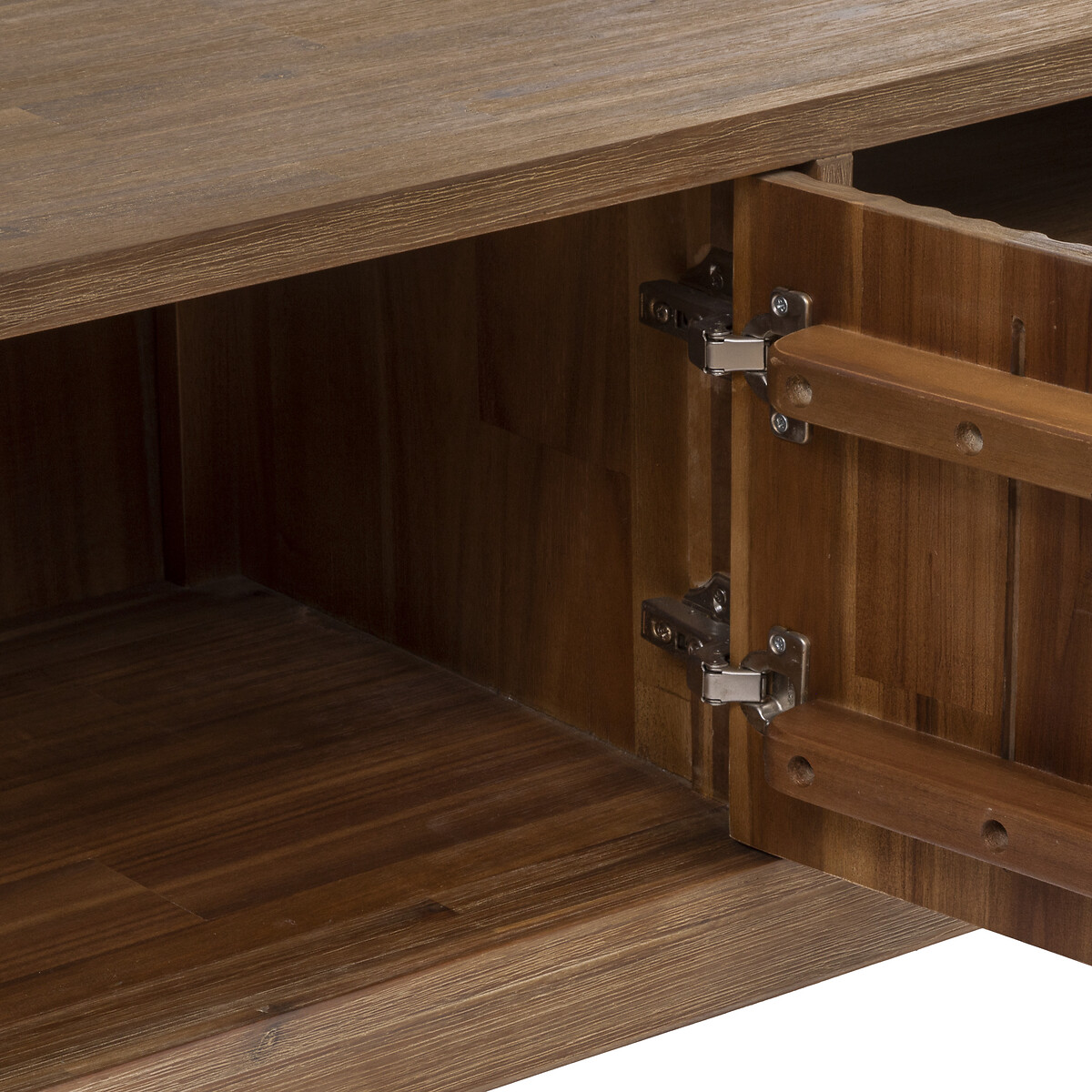 M&oacute;vel de tv SABOR castanho em madeira ac&aacute;cia