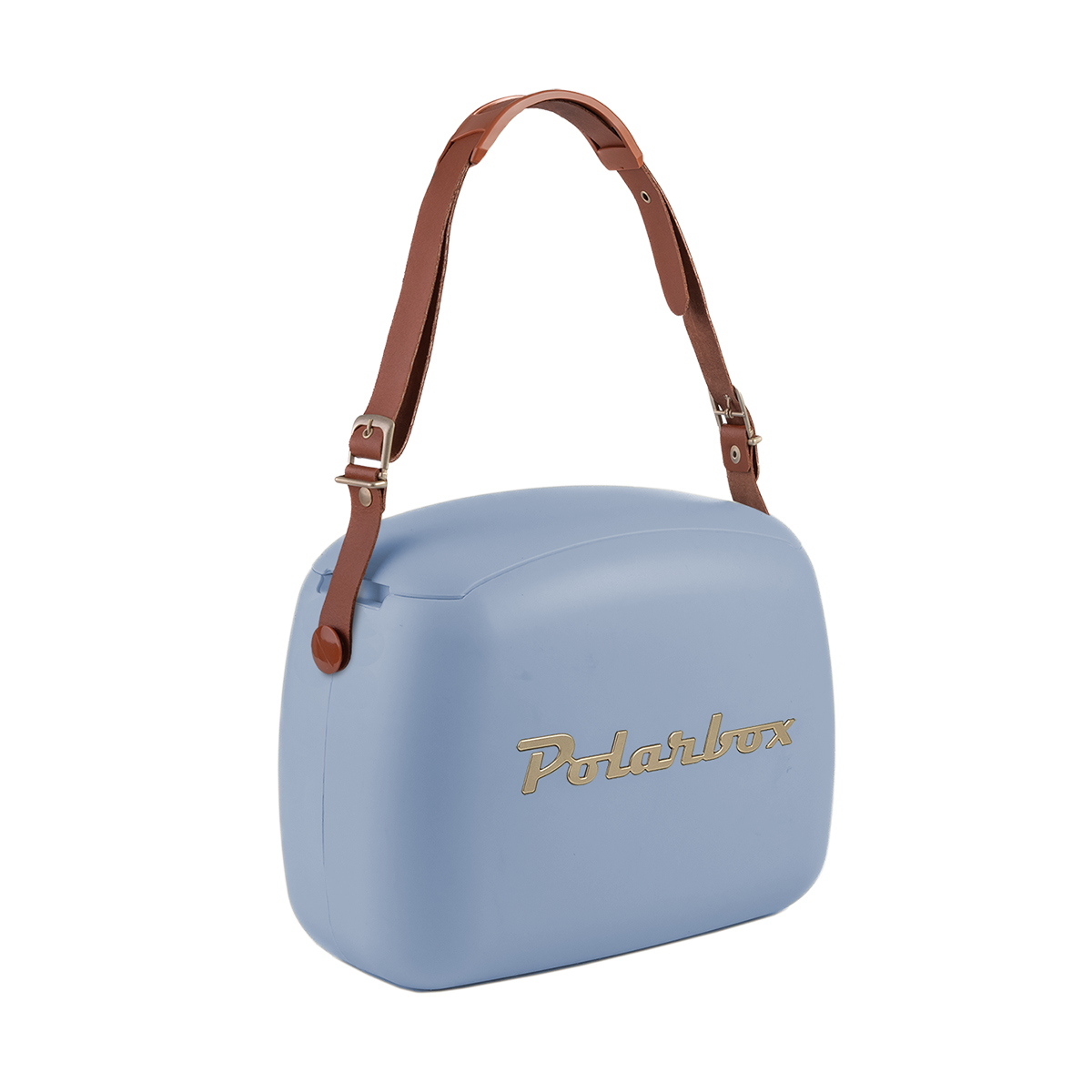 Mala t&eacute;rmica Polarbox azul 6l com 2 caixas