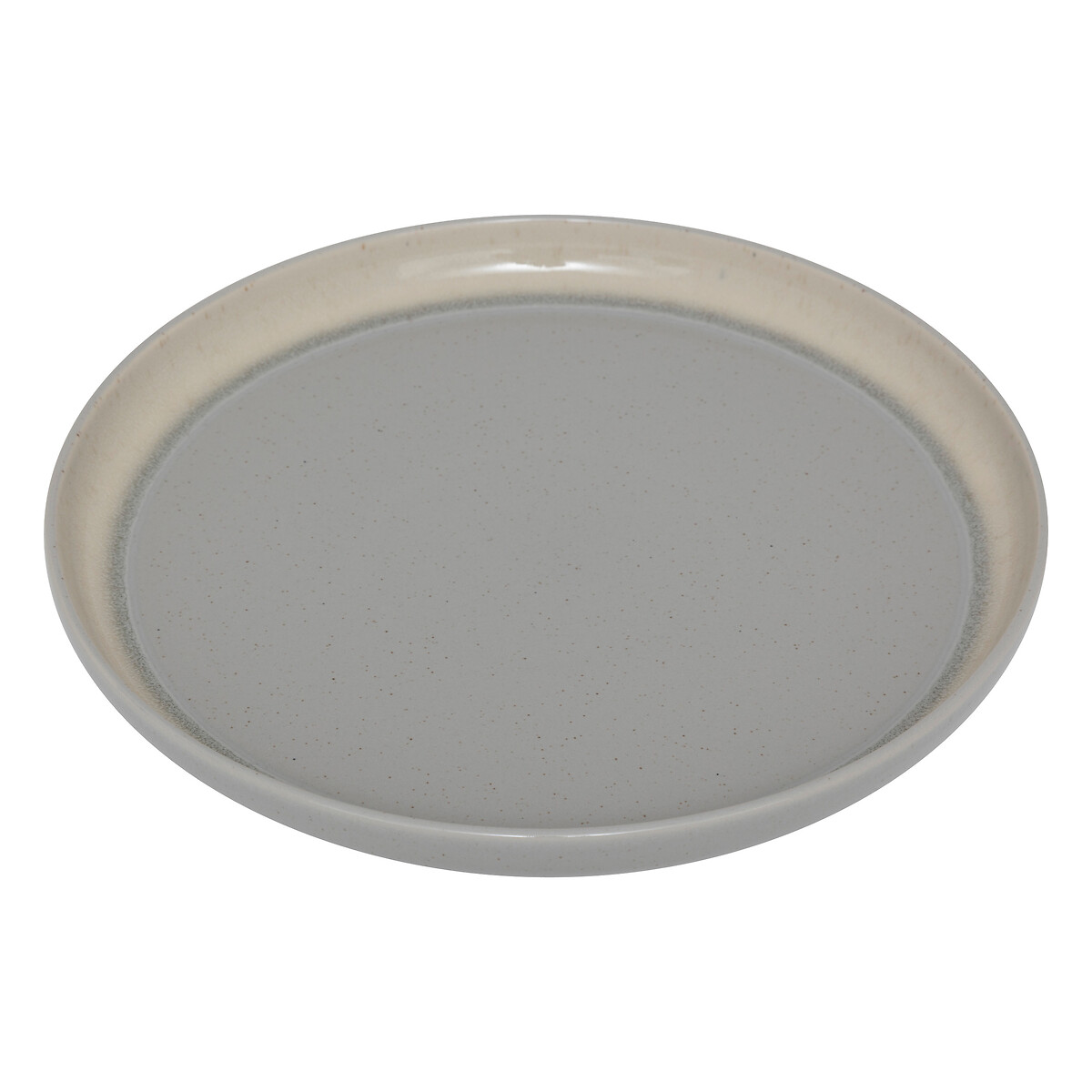 Prato raso ANITA verde cer&acirc;mica 26cm