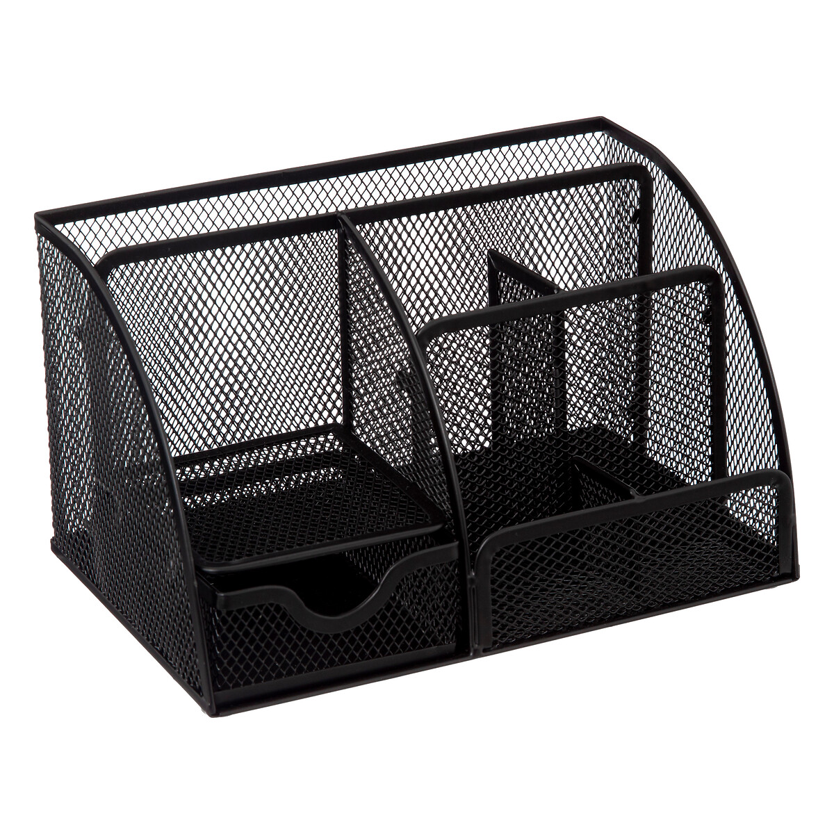 Organizador HAVI preto em metal para escrit&oacute;rio