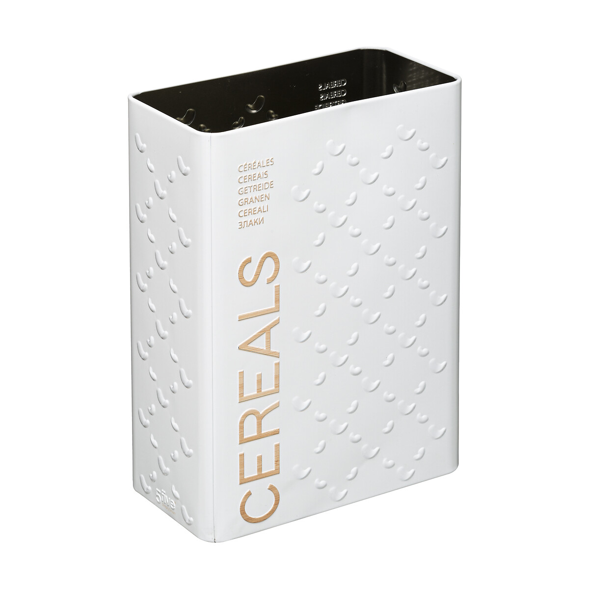 Caixa para cereais em metal 750g
