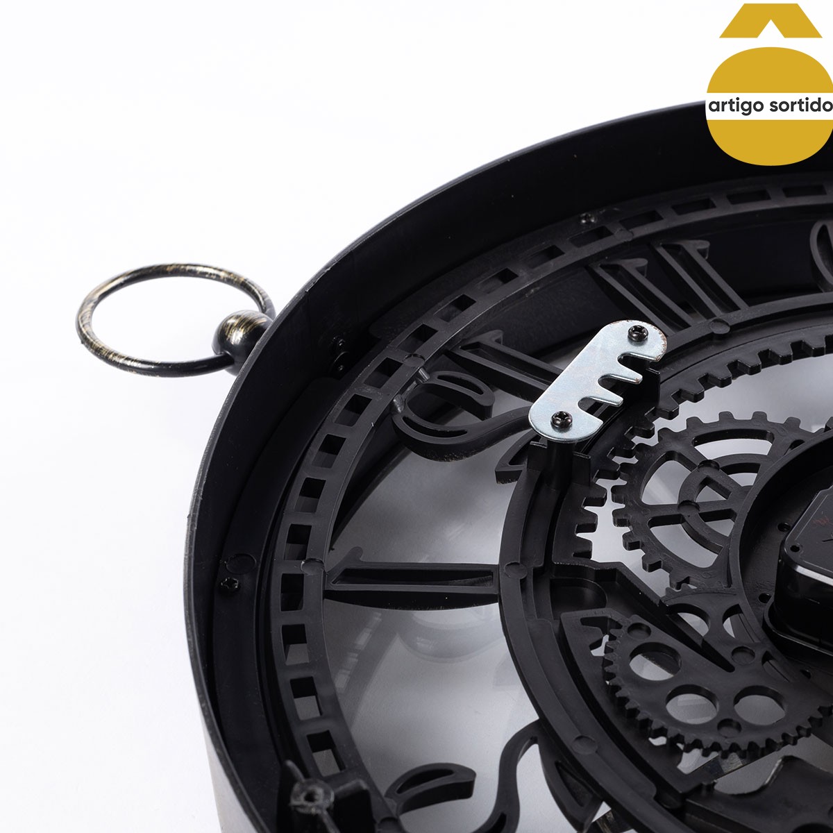 Rel&oacute;gio de parede meca 27cm