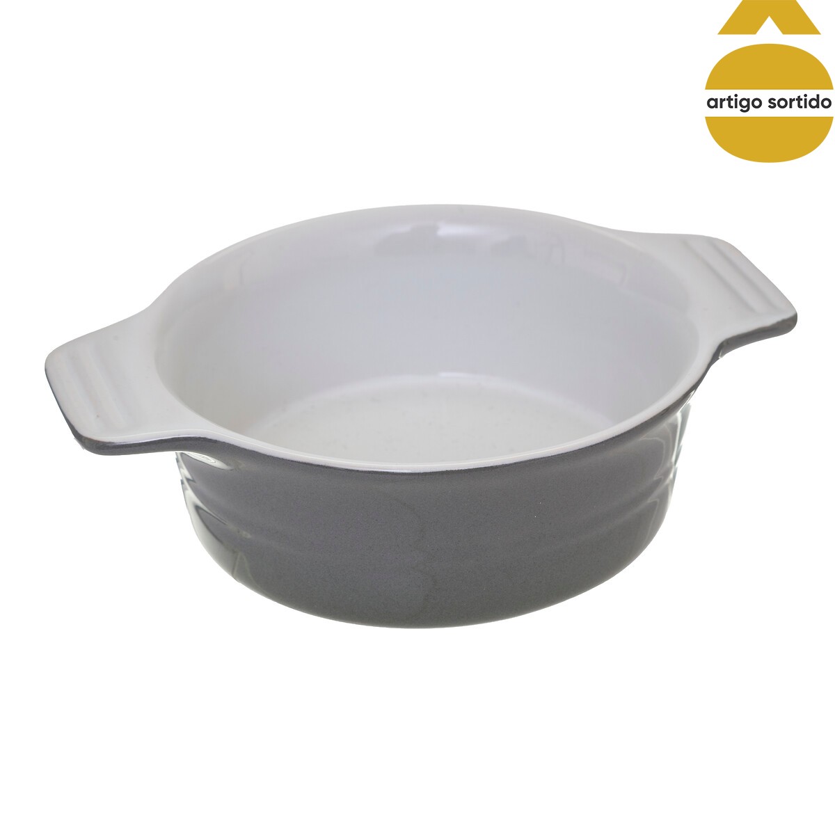 Travessa redonda ou quadrada branca