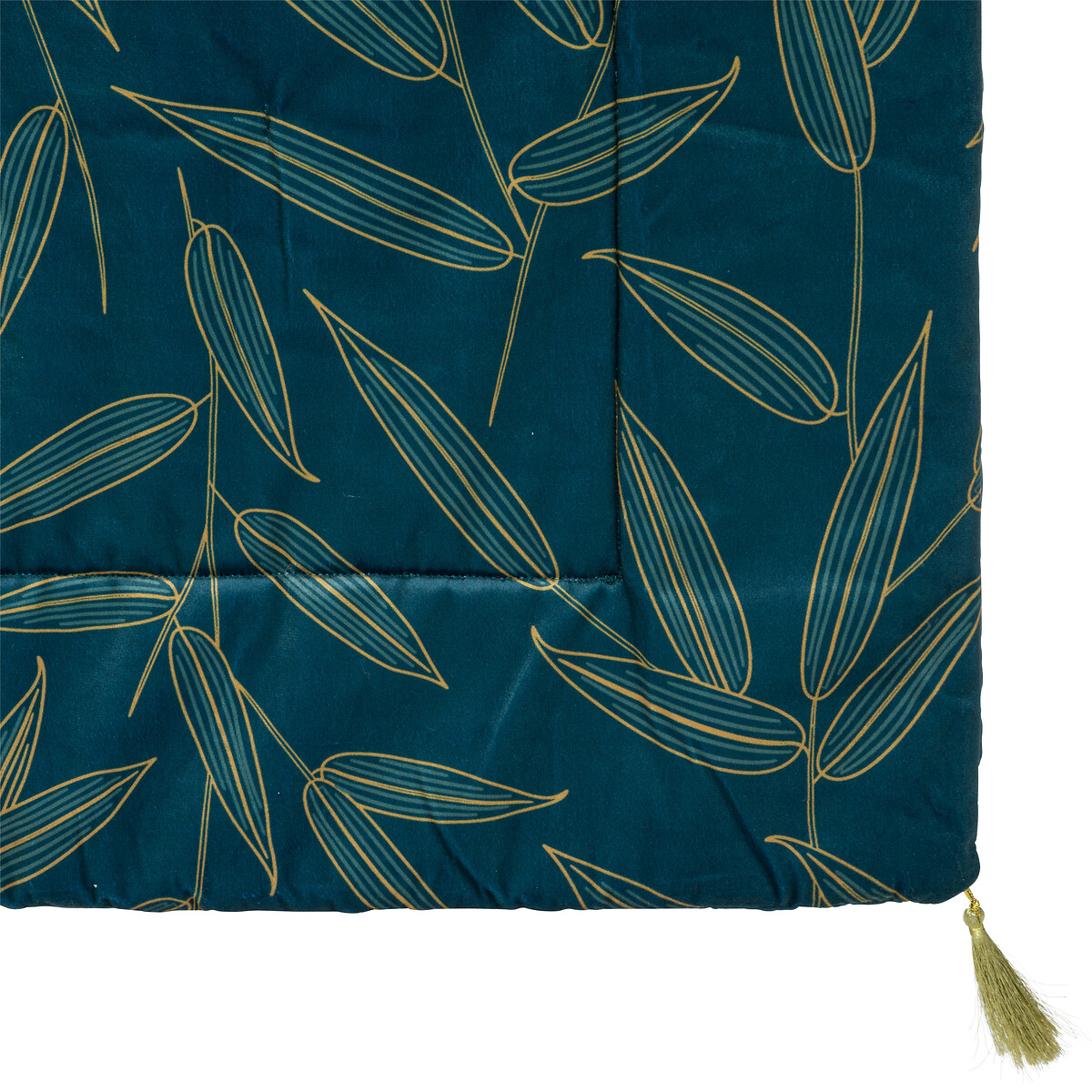 Edred&atilde;o para fundo da cama OZIE azul 80x180cm