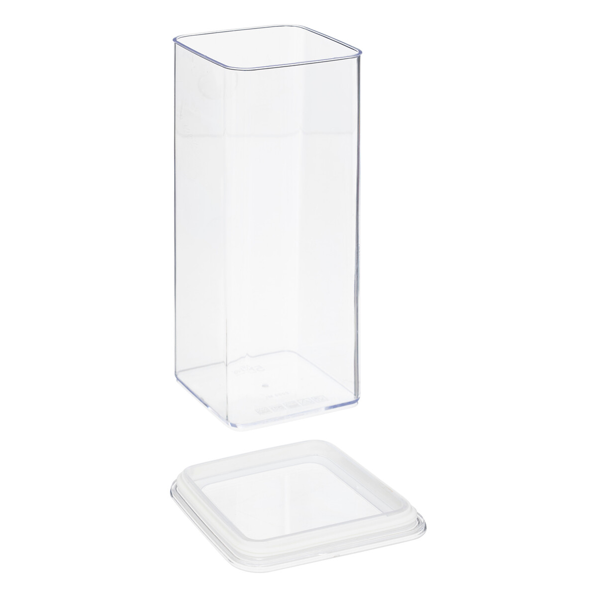 Caixa herm&eacute;tica quadrada 2l